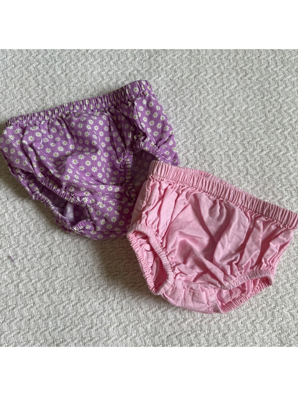 Set up 2 Gymboree VTG girls 2000 3-6M Diaper Cover Bloomers Floral 100% cotton